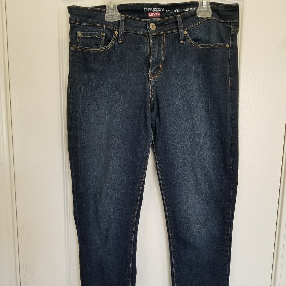 Dark blue jeans